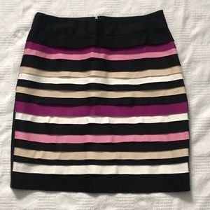 WHBM Striped Skirt